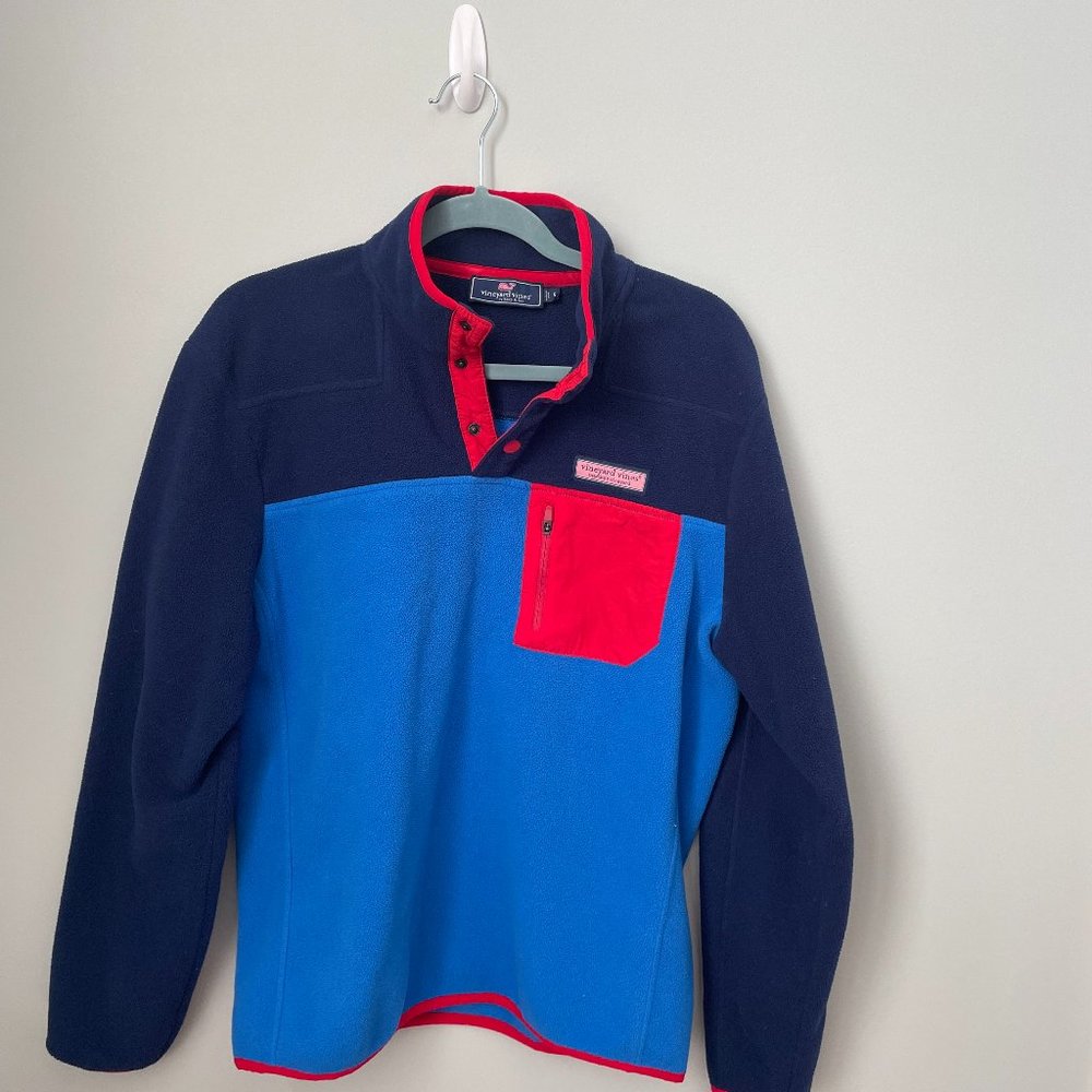 Boys Vineyard Vines Sherpa Fleece SuperShep Size Small (8-10)